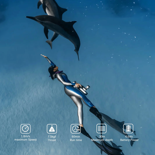 Unisex Electric Water Scooter For Ocean Waters For Diving & Underwater Surfing Sports Equipment