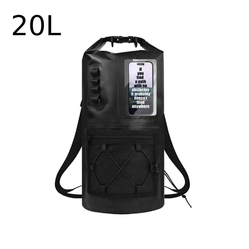 Scione Swimming Dry Bag Outdoor Waterproof Bag for Kayaking Rafting Boating River Outdoor Camping Hiking Surfing Backpack 20 30L