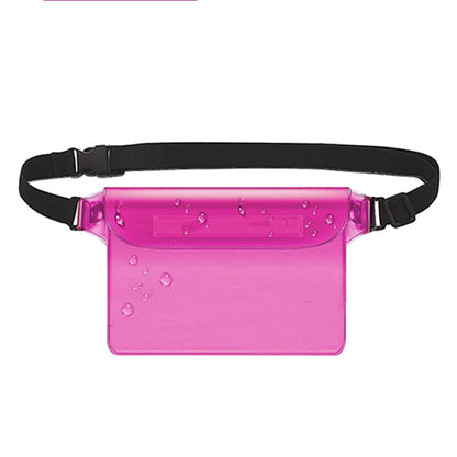 Waterproof bag with belt accessories Keep mobile phone and valuables safe and dry way suitable for boating and swimming