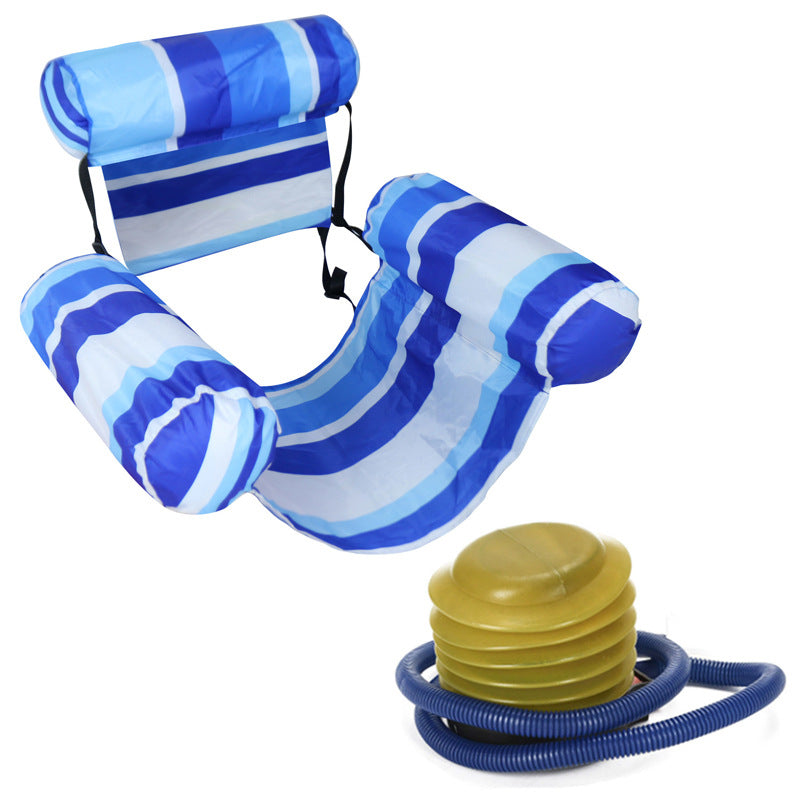 Adult inflatable swimming pool float, water hammock