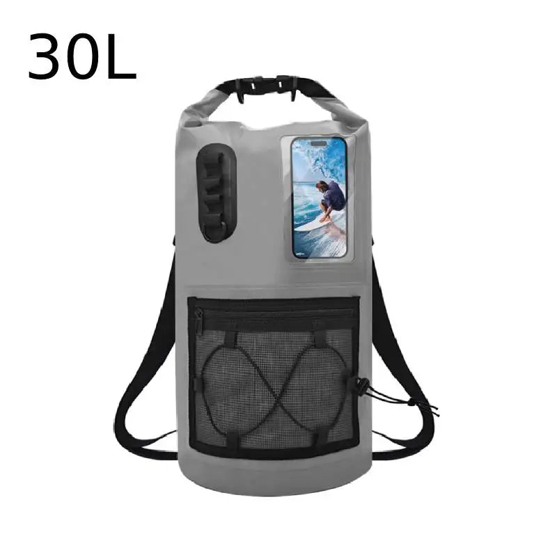 Scione Swimming Dry Bag Outdoor Waterproof Bag for Kayaking Rafting Boating River Outdoor Camping Hiking Surfing Backpack 20 30L