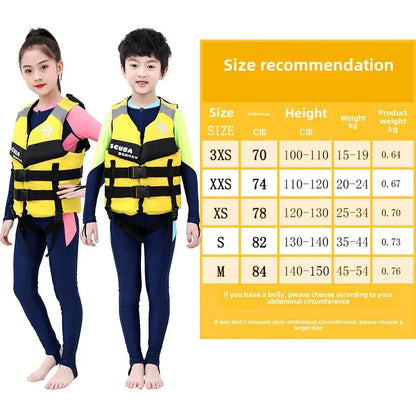 Family Vest Swimming Rafting Fishing Boat Life Jacket Water Outdoor Adult Children's Large Buoyancy Jacket