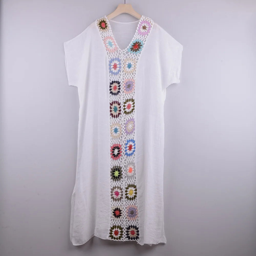 CROCHET BIKINI-Women's Sexy Swimsuit Cover Up Dress, Summer Bathing Suit, Beachwear Shirt, Cover-ups for Women