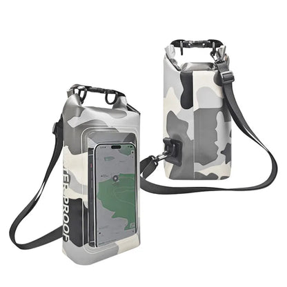 Waterproof PVC Dry Bag 5L 2L Swimming Diving Rafting Floating Shoulder Outdoor Beach Sport Kayaking Travel Crossbody Bag Surfing