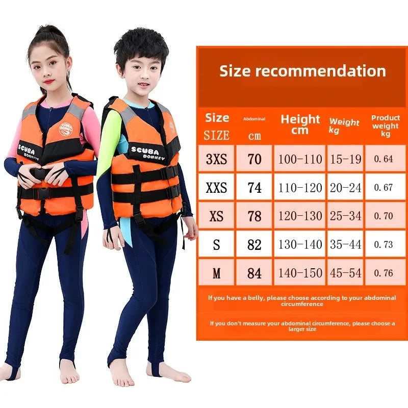 Family Vest Swimming Rafting Fishing Boat Life Jacket Water Outdoor Adult Children's Large Buoyancy Jacket