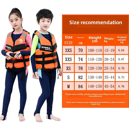 Family Vest Swimming Rafting Fishing Boat Life Jacket Water Outdoor Adult Children's Large Buoyancy Jacket