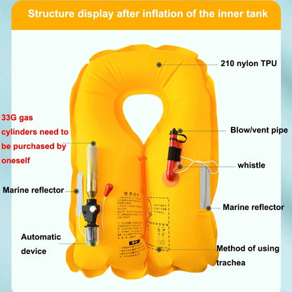 New Multi Functional Fishing Vest Automatic Inflatable Adult Lightweight Marine Fishing Swimming Raft Kayak Secure Jacket Vest