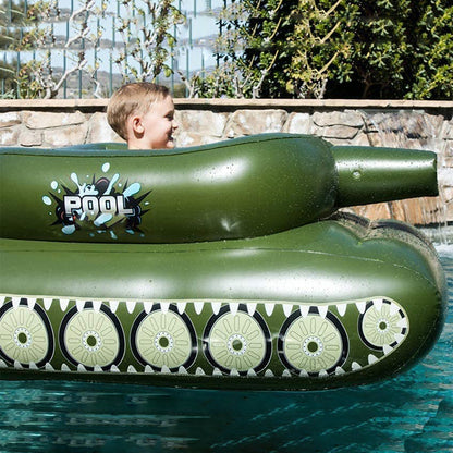 Inflatable Water Spray Tank Floating Toy for Adults