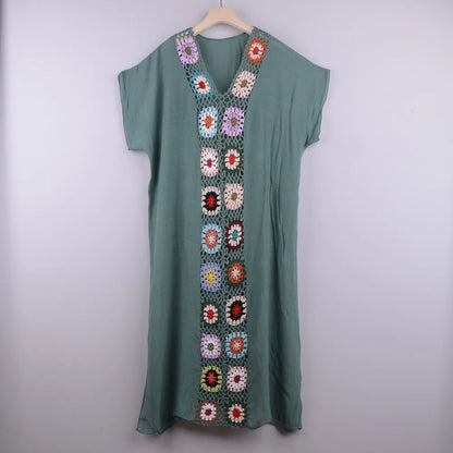 CROCHET BIKINI-Women's Sexy Swimsuit Cover Up Dress, Summer Bathing Suit, Beachwear Shirt, Cover-ups for Women