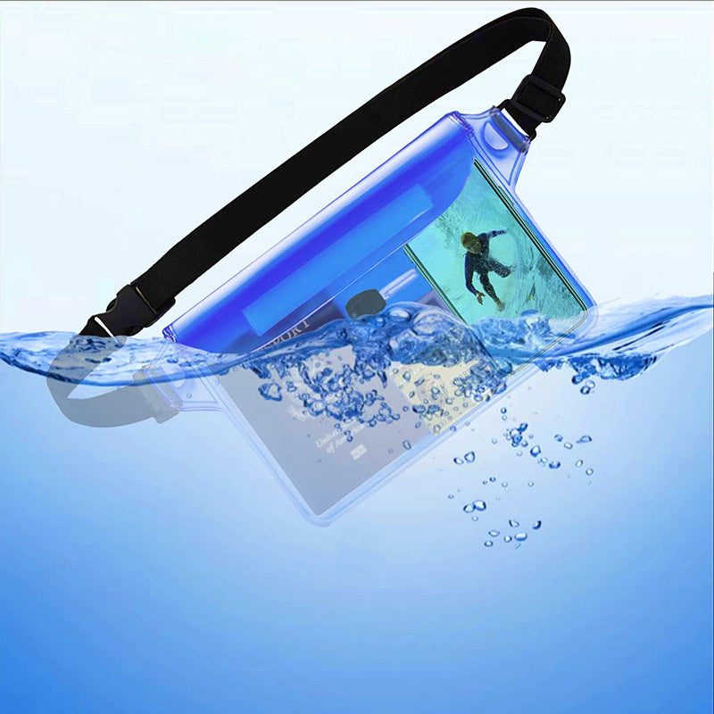 Waterproof bag with belt accessories Keep mobile phone and valuables safe and dry way suitable for boating and swimming