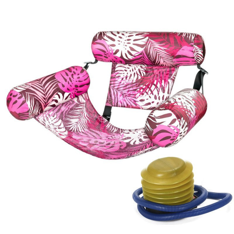 Adult inflatable swimming pool float, water hammock