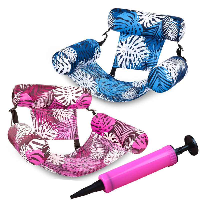 Adult inflatable swimming pool float, water hammock