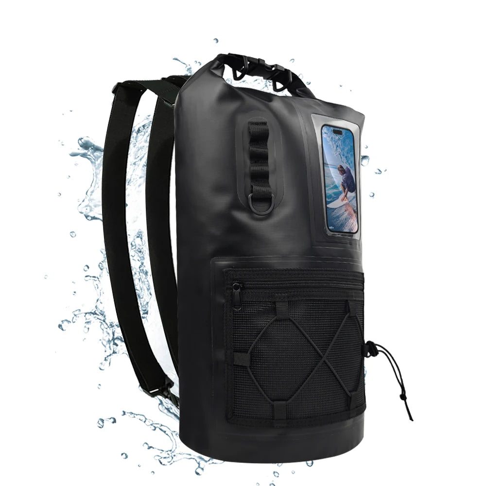 Scione Swimming Dry Bag Outdoor Waterproof Bag for Kayaking Rafting Boating River Outdoor Camping Hiking Surfing Backpack 20 30L