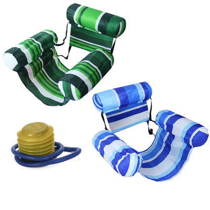 Adult inflatable swimming pool float, water hammock