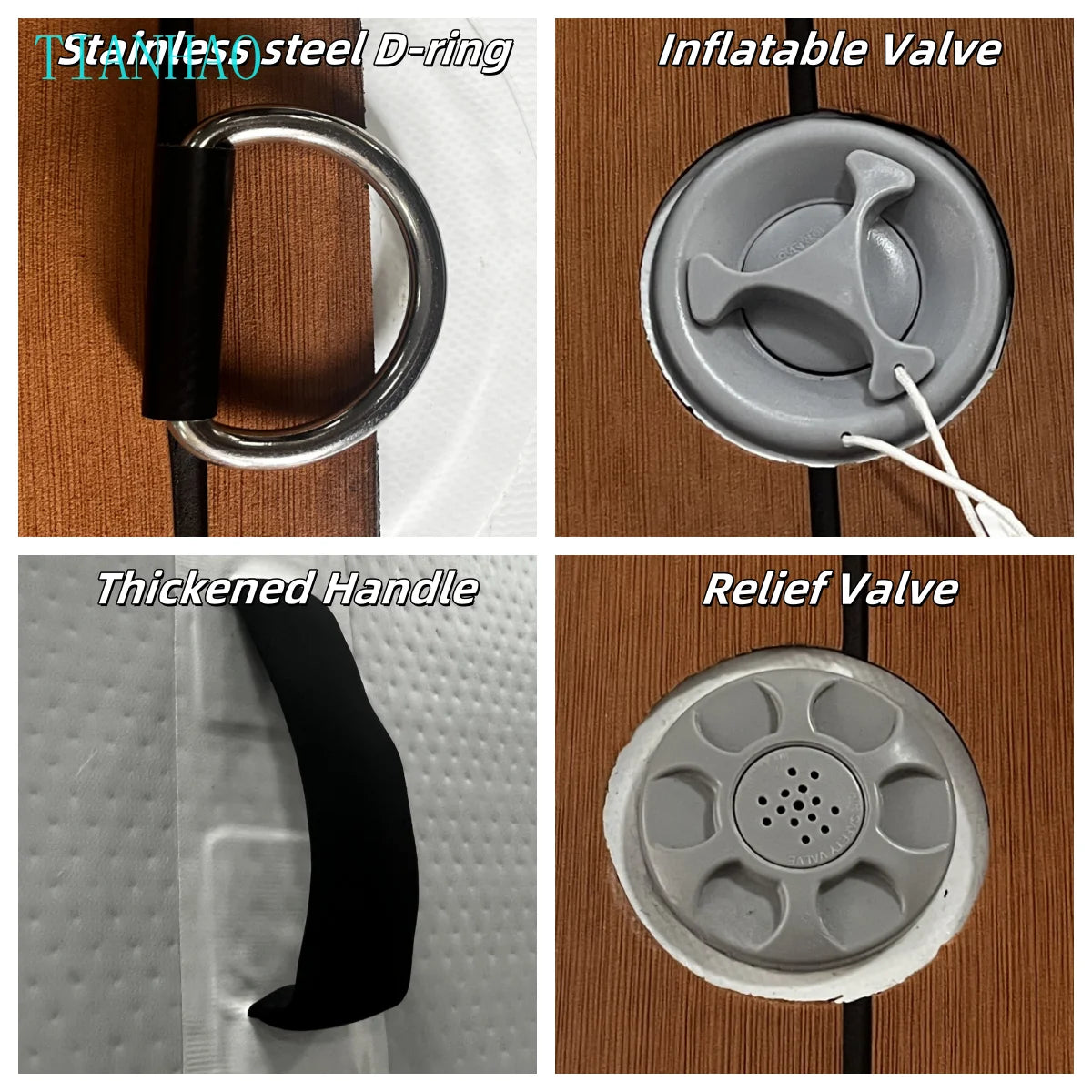 Inflatable Floating Dock Air Dock Platform Floating Island Raft with None-Slip Surface for Pool Beach Ocean