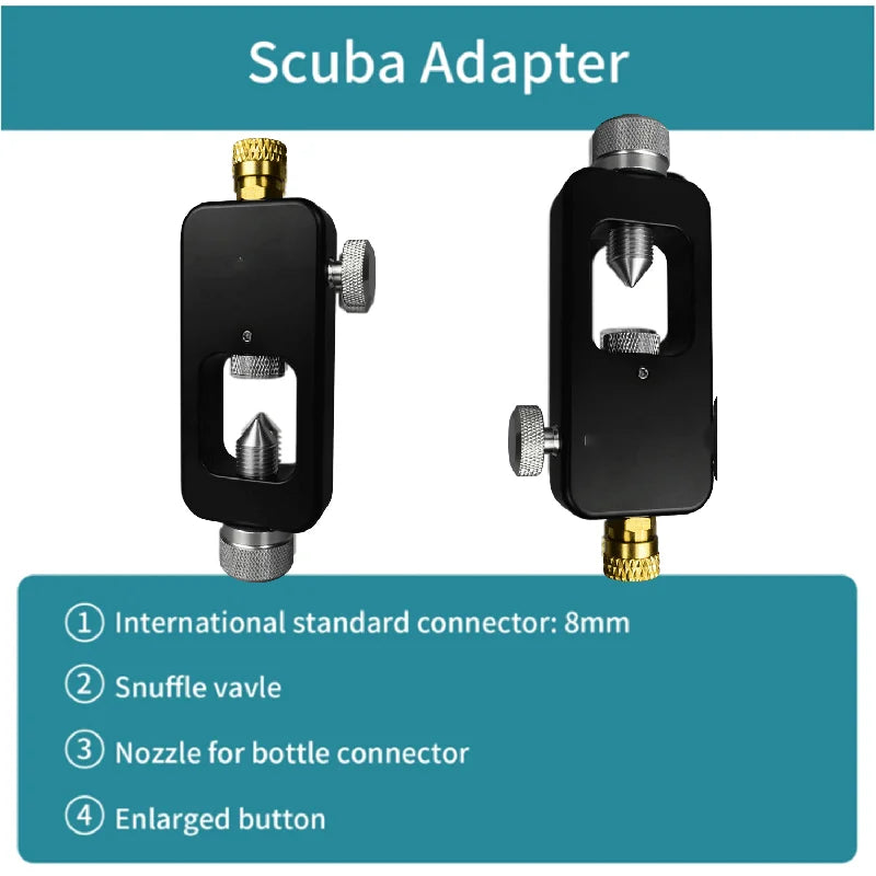 Mini 1LScuba Diving Tank Set, Scuba Diving Tank Mini Diving Cylinder with Snorkel Mask Simple Breathing Diving