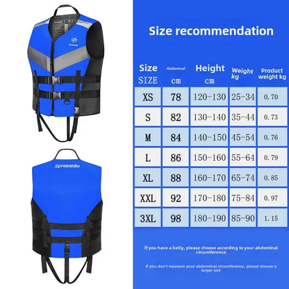 Family Vest Swimming Rafting Fishing Boat Life Jacket Water Outdoor Adult Children's Large Buoyancy Jacket