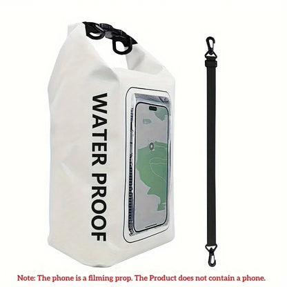 Waterproof PVC Dry Bag 5L 2L Swimming Diving Rafting Floating Shoulder Outdoor Beach Sport Kayaking Travel Crossbody Bag Surfing