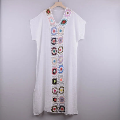 CROCHET BIKINI-Women's Sexy Swimsuit Cover Up Dress, Summer Bathing Suit, Beachwear Shirt, Cover-ups for Women