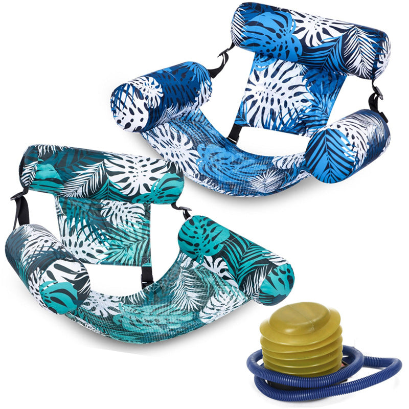 Adult inflatable swimming pool float, water hammock