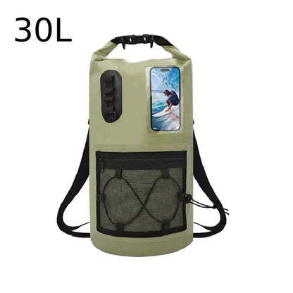 Scione Swimming Dry Bag Outdoor Waterproof Bag for Kayaking Rafting Boating River Outdoor Camping Hiking Surfing Backpack 20 30L