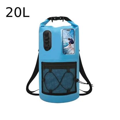 Scione Swimming Dry Bag Outdoor Waterproof Bag for Kayaking Rafting Boating River Outdoor Camping Hiking Surfing Backpack 20 30L