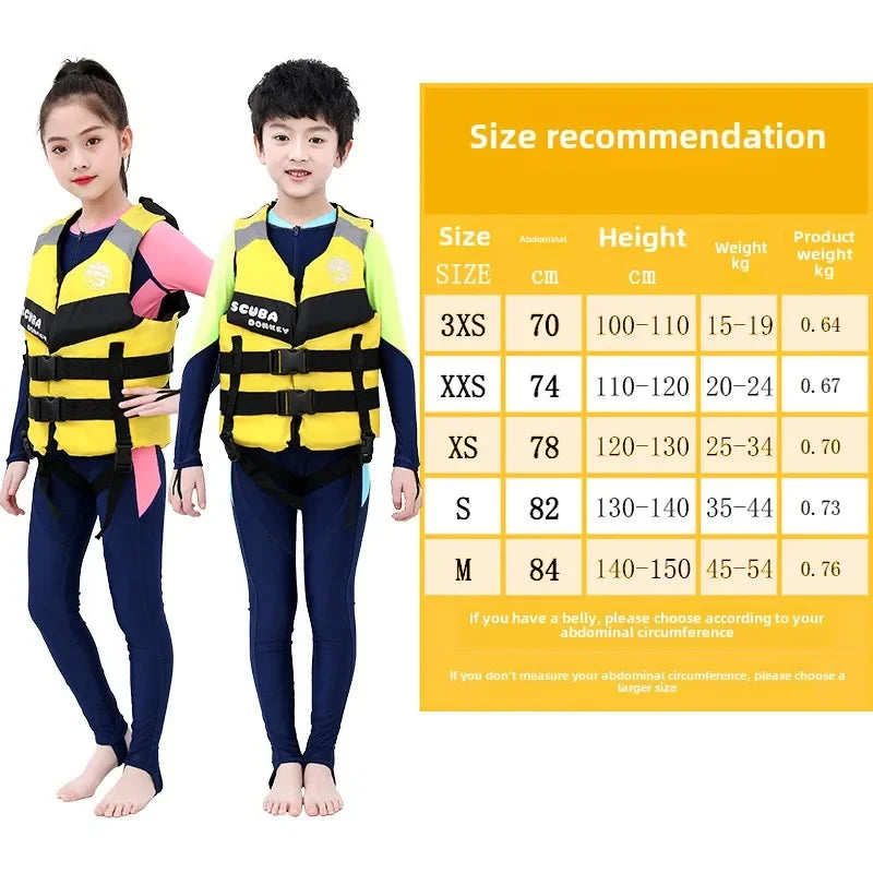 Family Vest Swimming Rafting Fishing Boat Life Jacket Water Outdoor Adult Children's Large Buoyancy Jacket