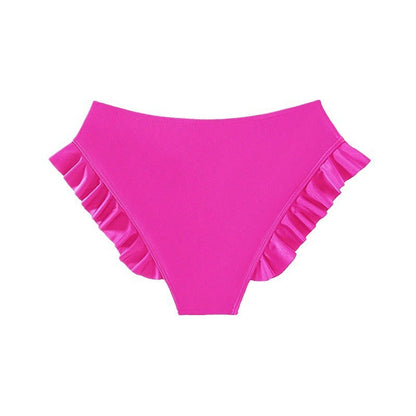 Womens Ruffled Swim Briefs Conservative Design