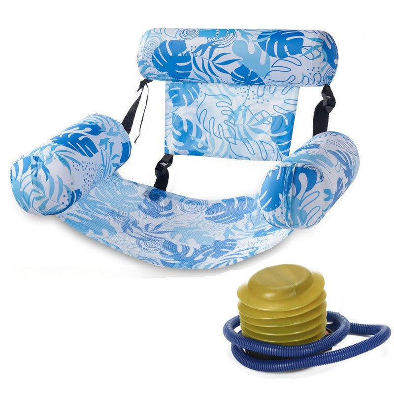 Adult inflatable swimming pool float, water hammock