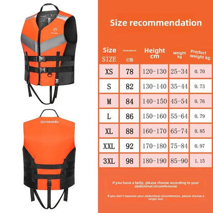 Family Vest Swimming Rafting Fishing Boat Life Jacket Water Outdoor Adult Children's Large Buoyancy Jacket