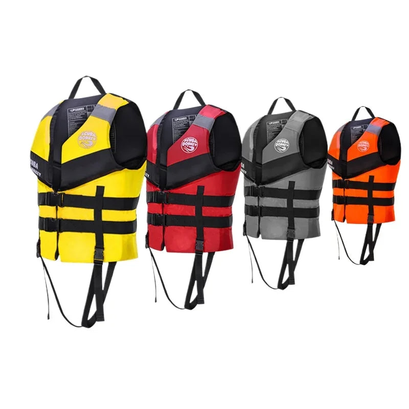 Family Vest Swimming Rafting Fishing Boat Life Jacket Water Outdoor Adult Children's Large Buoyancy Jacket
