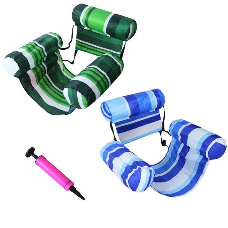 Adult inflatable swimming pool float, water hammock