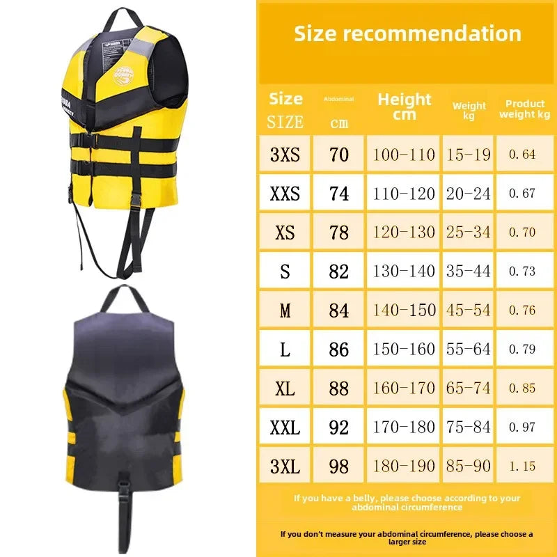 Family Vest Swimming Rafting Fishing Boat Life Jacket Water Outdoor Adult Children's Large Buoyancy Jacket