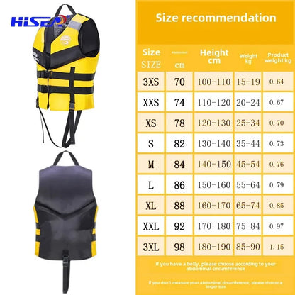 Family Vest Swimming Rafting Fishing Boat Life Jacket Water Outdoor Adult Children's Large Buoyancy Jacket