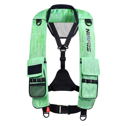 New Multi Functional Fishing Vest Automatic Inflatable Adult Lightweight Marine Fishing Swimming Raft Kayak Secure Jacket Vest