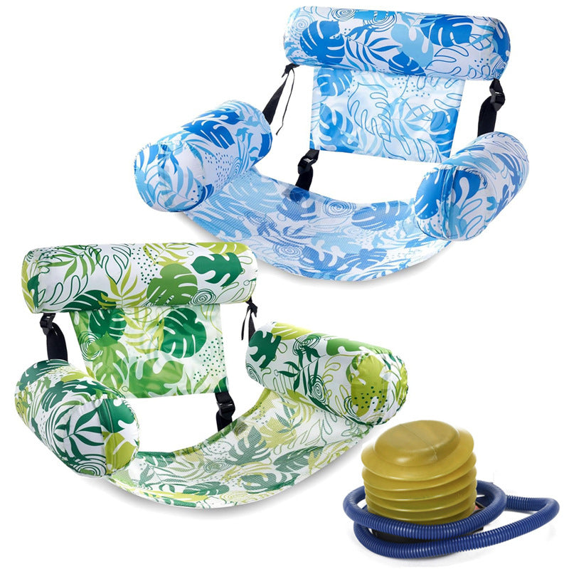 Adult inflatable swimming pool float, water hammock