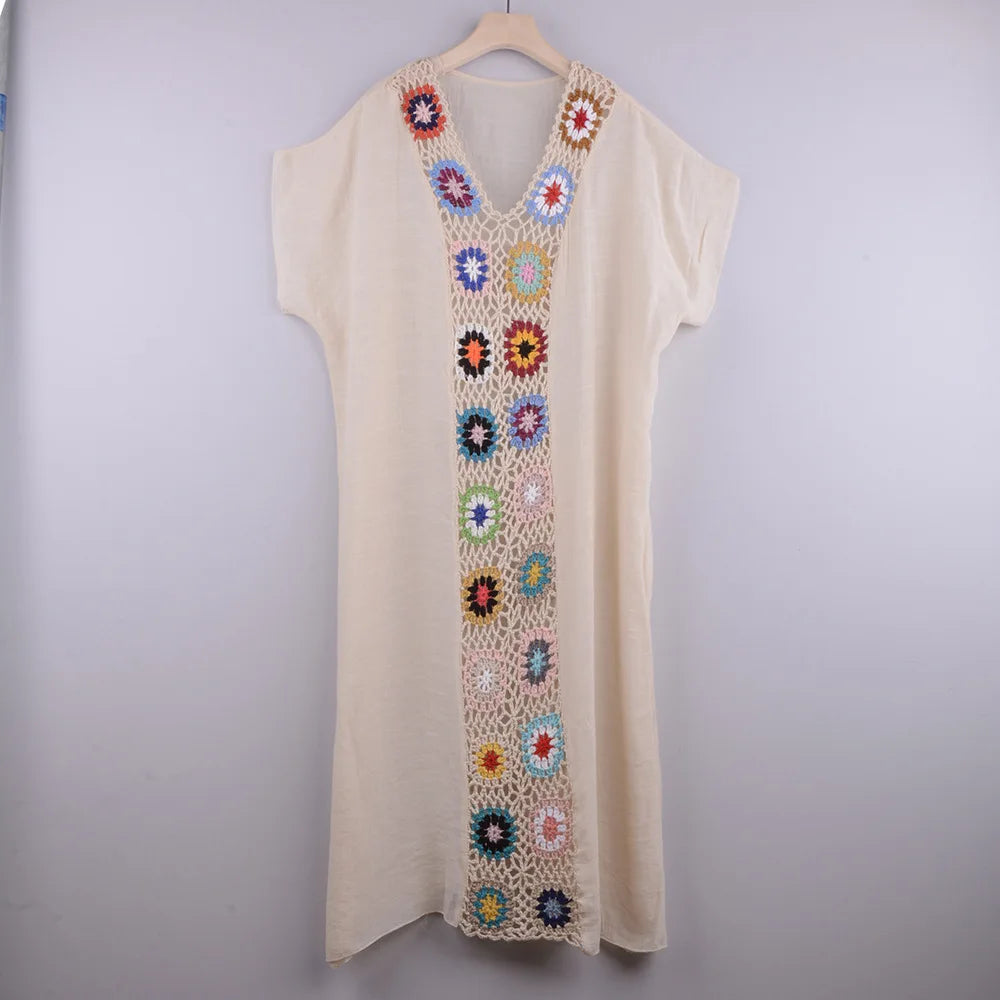 CROCHET BIKINI-Women's Sexy Swimsuit Cover Up Dress, Summer Bathing Suit, Beachwear Shirt, Cover-ups for Women