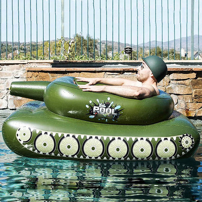Inflatable Water Spray Tank Floating Toy for Adults