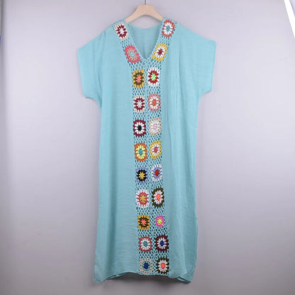 CROCHET BIKINI-Women's Sexy Swimsuit Cover Up Dress, Summer Bathing Suit, Beachwear Shirt, Cover-ups for Women