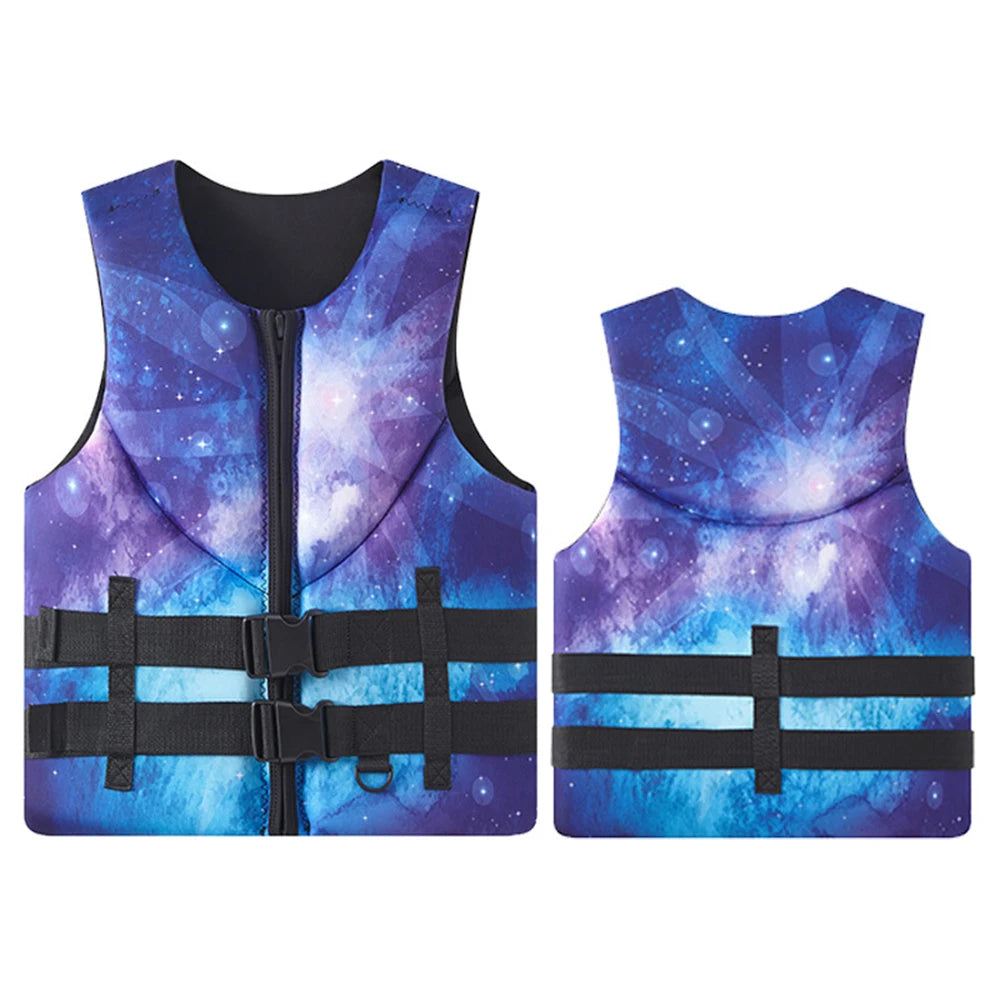 2025 Neoprene Life Jacket for Adult Men Super Buoyancy Surf Raft, Kayak, Fishing Jet Ski, Water Sport, Swimming Rescue