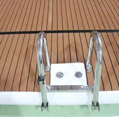 Water Park Jet Ski Yacht Dock Floating Raft Inflatable Water Floating Island Platform 6 Person Inflatable Floating Dock