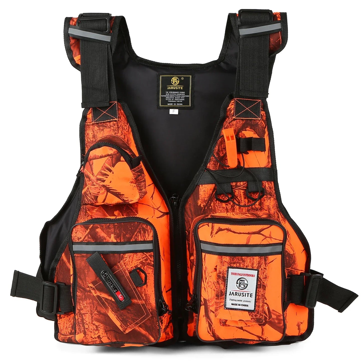 Lure Life Jacket Rock Fishing Vest Raft Sea Fishing Adult Multi-Pockets Large Buoyancy Sea Fishing Waterproof Oxford Cloth