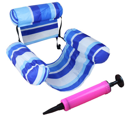 Adult inflatable swimming pool float, water hammock