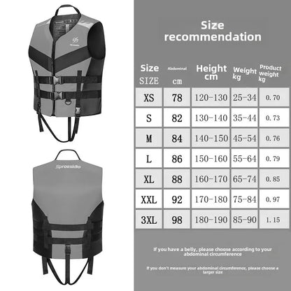 Family Vest Swimming Rafting Fishing Boat Life Jacket Water Outdoor Adult Children's Large Buoyancy Jacket