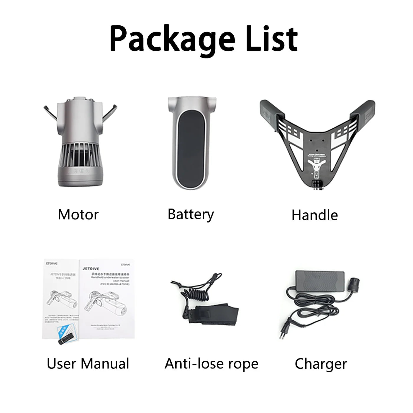 Unisex Electric Water Scooter For Ocean Waters For Diving & Underwater Surfing Sports Equipment